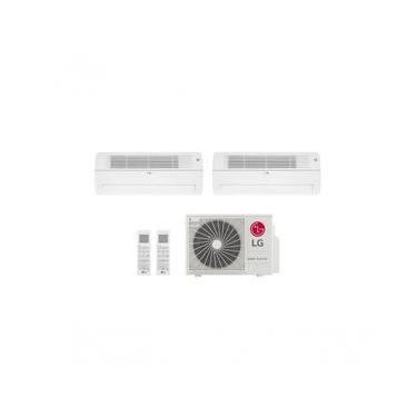 Imagem de Ar Condicionado Multi Split LG 2 Ambientes (Cassete 1 Via 1x9, 1x18) - Quente/Frio Wi-Fi 220V