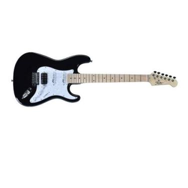 Imagem de Guitarra shelter strato ash pro transparent black