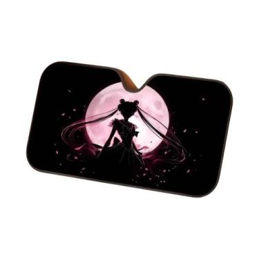 Imagem de Protetor Solar Automotivo Anime Sailor Moon Para Para-brisa Dianteiro 
