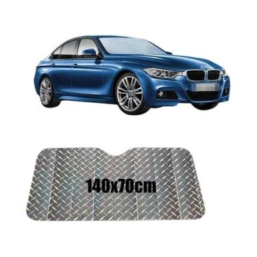 Imagem de Protetor Solar Para Janela Frontal De Carro Com Proteção UV, Cortina D