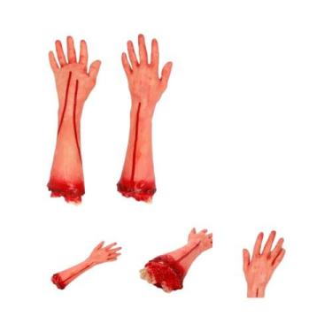 Imagem de Mão Ensanguentada De Halloween: Adereços De Terror Assustadores, Mão, 