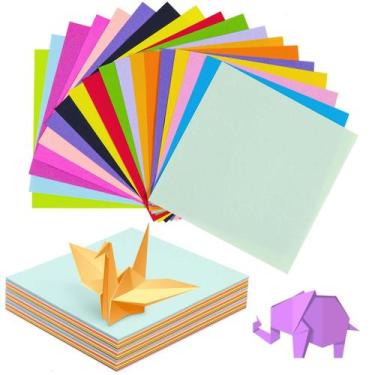Imagem de Papel para Origami SenseYo 400 Folhas 15 cm 20 Cores