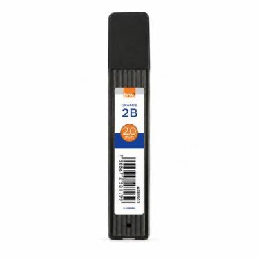 Imagem de Grafite 2,0mm HB e 2B para Lapiseira com 6 Unidades por Tubo Material 