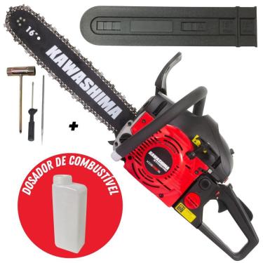 Imagem de Motosserra Kawashima Potente À Gasolina 2 Tempos KCS460-S 45,8cc Alto Desempenho Para Poda de Árvores em Sítios