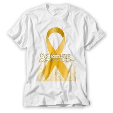 Imagem de Camiseta Setembro Amarelo Blusa Mês De Valorização Da Vida - Vidape