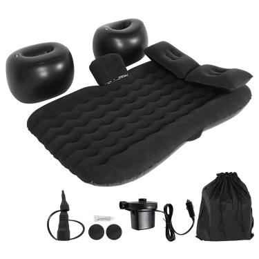 Imagem de Cama Inflável Colchão Carro Preto Viagem SUV Sedan Universal