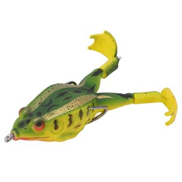 Imagem de Isca Artificial de Sapo Durável Longa Vida Silicone Colorido Brilhante (Ouro e verde)