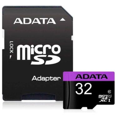 Imagem de Cartão 32Gb Micro Sd Com Adaptador Sd - Adata - Classe 10 - Ausdh32gui