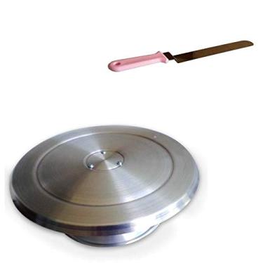 Imagem de Bailarina Giratória 40Cm + Espatula Rosa Com Dobra