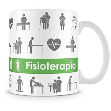Imagem de Caneca Branca Personalizada Profissão Fisioterapia - Amo Canecas