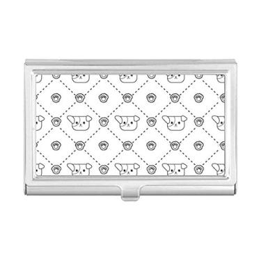 Imagem de Porta-cartões de visita para amantes de animais de estimação com proteção de garra de cachorro