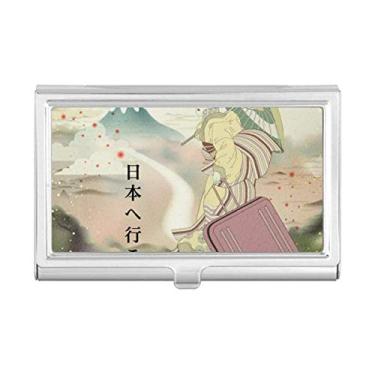 Imagem de Mount Japanese Ukiyo-e Japan Porta-cartão de visita