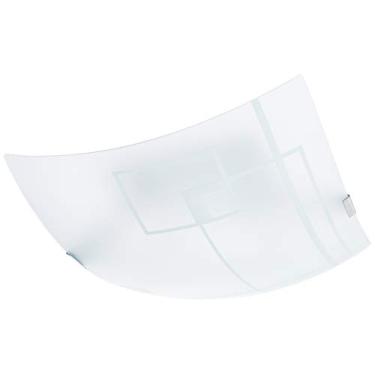 Imagem de Plafon Sobrepor Quadrado, Attena, 1816 Gde Br, Branco