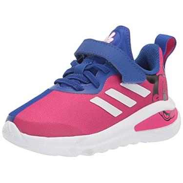 Imagem de adidas Fortarun Mickey (infantil), Magenta verdadeiro/branco/azul ousado, 5 Toddler