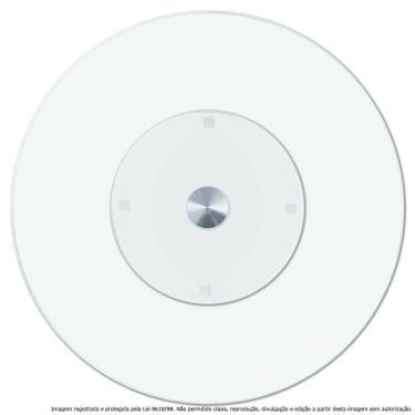 Imagem de Centro De Mesa Prato Giratório Vidro Temperado Incolor 80Cm