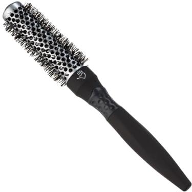 Imagem de Sam Villa Escova de cabelo de cerdas de javali e nylon de assinatura escova térmica redonda