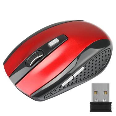 Imagem de Rato sem fio ajustável DPI com receptor USB para computador  mouse óptico para jogos  ratos gamer