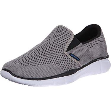 Imagem de Skechers Equalizador masculino Double Play, Cinza, 8.5 Wide