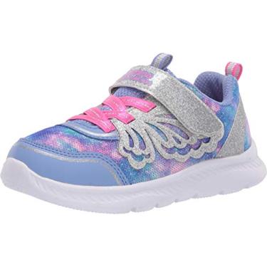 Imagem de Skechers Tênis feminino Comfy Flex 2.0, Pervinca/rosa, 5 Infant