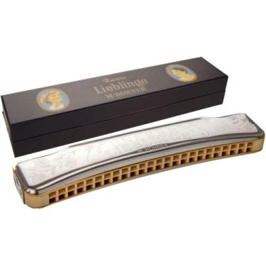 Imagem de Gaita C com orifício M733201 Hohner Unsere Lieblinge 48"