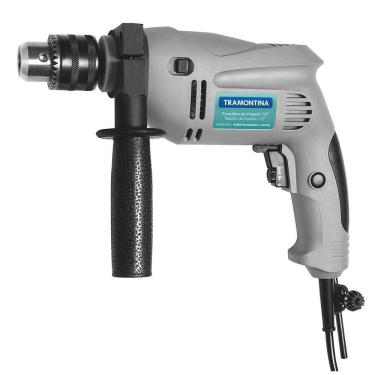 Imagem de Furadeira De Impacto 500w 1-2" Com Empunhadura Auxiliar 220v - Tramontina