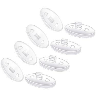 Imagem de Mryok 4 pares de protetores de nariz de reposição para óculos de sol Oakley Ponder