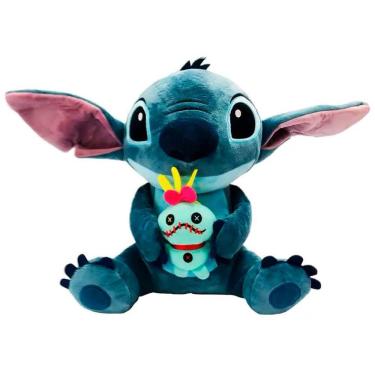 Imagem de Pelúcia Infantil - 33cm - Disney Lilo e Stitch - Stitch e Scrump - Fun Divirta-se