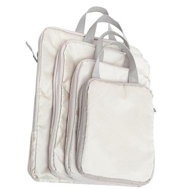 Imagem de 4 unidades Os melhores cubos de embalagem Saco de fraldas Organizador Bolsas Embalagem de compressão Cubos de embalagem grandes Saco de fraldas Cubos de embalagem Cubos de compressão Bolsa de armazena