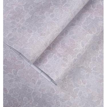 Imagem de FOWITFUR Papel de parede descasque e cole nuwallpaper moderno floral banheiro papel de contato com móveis cobrindo rolos de vinil papel de parede adesivo mais espesso removível 39,9 cm x 1,000 cm