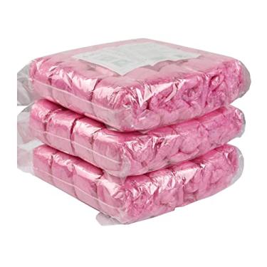 Imagem de 150 pares de galochas transparentes antiderrapantes, capa de sapato descartável para casa capa de sapato longa de plástico impermeável, rosa