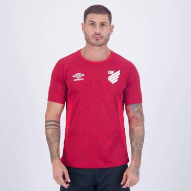 Imagem de Camisa Umbro Athletico Paranaense Treino 2024 Vermelha-Masculino