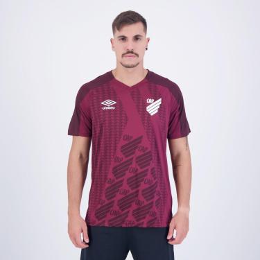 Imagem de Camisa Umbro Athetico Paranaense Treino 2022 Bordô-Masculino