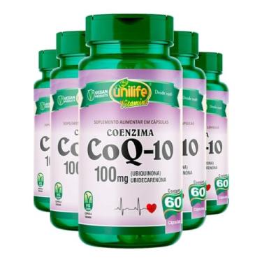 Imagem de Co-enzima CoQ-10 Ubiquinona Unilife 60 Cápsulas 5un