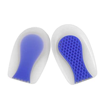 Imagem de 1 par palmilhas de silicone almofada de sapato de silicone conforto almofadas de calcanhar meia palmilha/501 (Color : As Shown, Size : S)