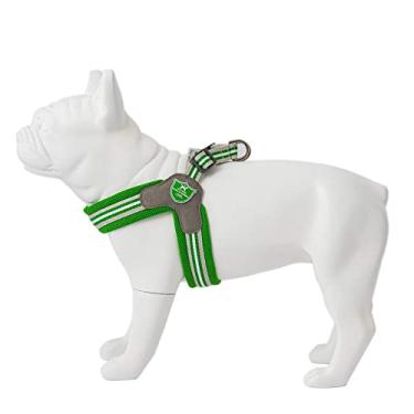 Imagem de Hugo & Hudson Peitoral Easy Dog Cão, tamanho 14, verde