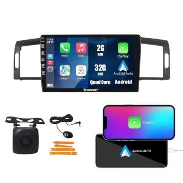 Imagem de Kunfine Car CarPlay Android Navegação Automática Rádio GPS Estéreo Câmera Reversa Tela IPS Touchscreen Tablet Pad Media Player para Nissan Fuga 2005-2010, se Aplicável Quad Core 2G + 32G