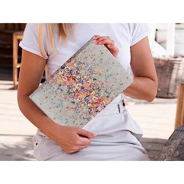 Imagem de Capa para Samsung Galaxy Tab S6 Lite 10,4 polegadas floral floral Samsung Tablet S6 Lite 2022/2020 Galaxy S6 Lite capa protetora fina multi-ângulo visualização capa protetora com auto