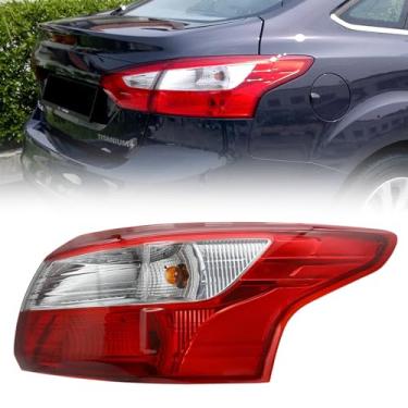 Imagem de Conjunto de luz traseira parada de freio para Ford Focus Sedan 2012 2013 2014 lado direito do passageiro