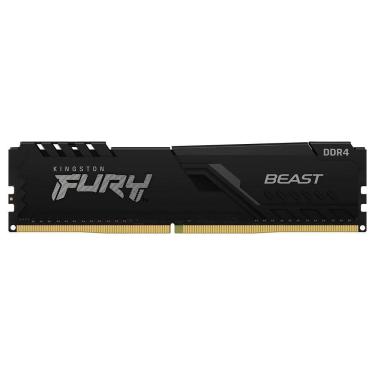 Imagem de Memória Ram Kingston Fury Beast Ddr4 16gb 3200mhz - Preto (kf432c16bb/16)