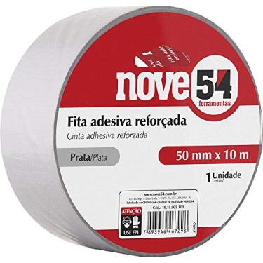 Imagem de Nove54, Fita Adesiva Reforçada, 50 Mm X 25 M Prata.