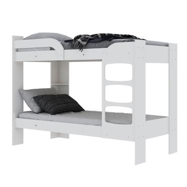 Imagem de Beliche Carisma em MDF Gelius, em MDF - Branco