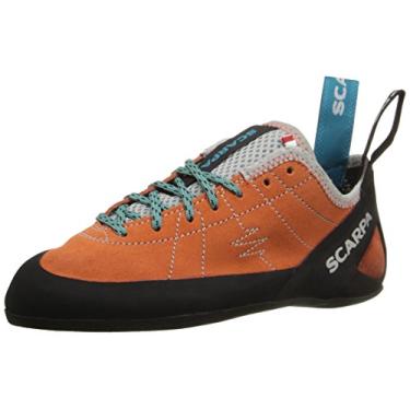 Imagem de SCARPA Tênis feminino Helix Lace para escalada profissional e esportiva - baixo volume, ajuste específico feminino, Mandarim vermelho, 34
