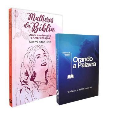 Imagem de Kit 2 Livros  Mulheres da Bíblia + Orando a Palavra  Valnice Milhomens