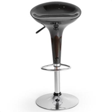 Imagem de Banqueta Giratória Alta Tulipa Lotus Assento Abs prime.office P010, Pr