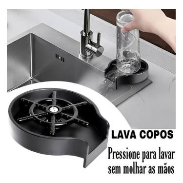 Imagem de Lava Copos Taças Xícaras Automático Jato Pressão Pia Bar - ZEM
