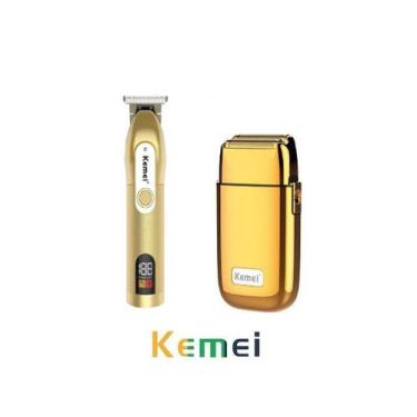 Imagem de Maquina de Acabamento Profissional Kemei km 1760 + Shaver  km tx1