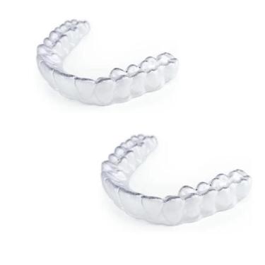 Imagem de Placa Para Bruxismo Moldavel Aparelho Transparente 02 Uni - Protetor D