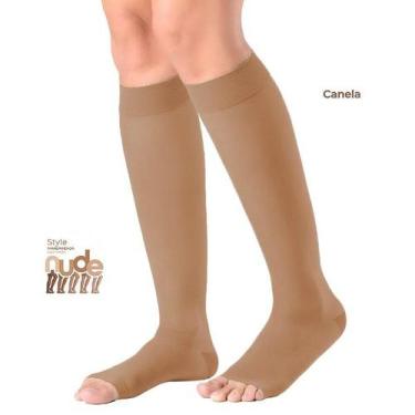 Imagem de Meia 3/4 EVER Sheer 782 Nude AD 20-30 MMHG Sigvaris Aberta, Canela, G2