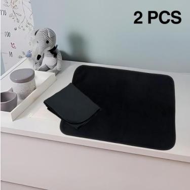Imagem de 2 pcs Trocadores Portáteis 70x50 Bebê Absorvente Acolchoado Multiuso -