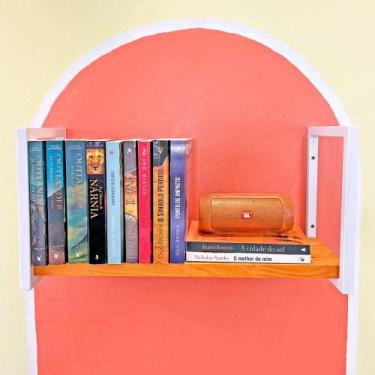 Imagem de Prateleira de Ferro e Madeira Industrial de Parede Style 1 Prateleira 